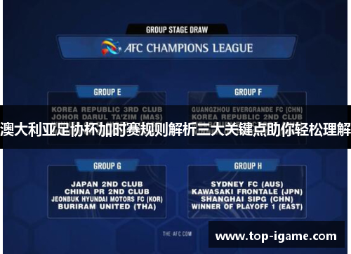 澳大利亚足协杯加时赛规则解析三大关键点助你轻松理解 澳大利亚足协杯加时赛规则解析三大关键点助你轻松理解