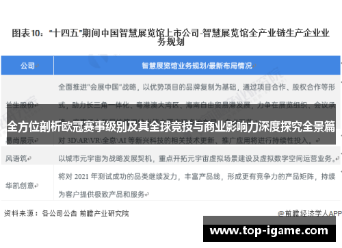全方位剖析欧冠赛事级别及其全球竞技与商业影响力深度探究全景篇 全方位剖析欧冠赛事级别及其全球竞技与商业影响力深度探究全景篇